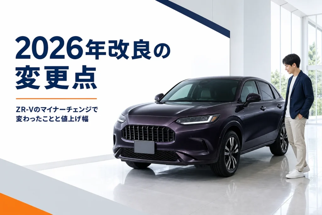 ショールームに展示されたミドルサイズSUV