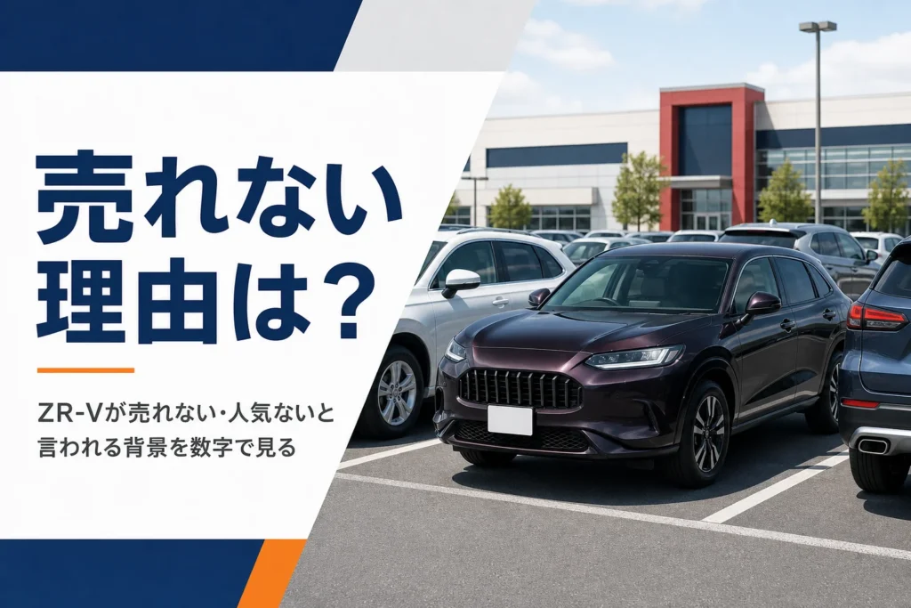 駐車場に並ぶSUVの中のミドルサイズSUV